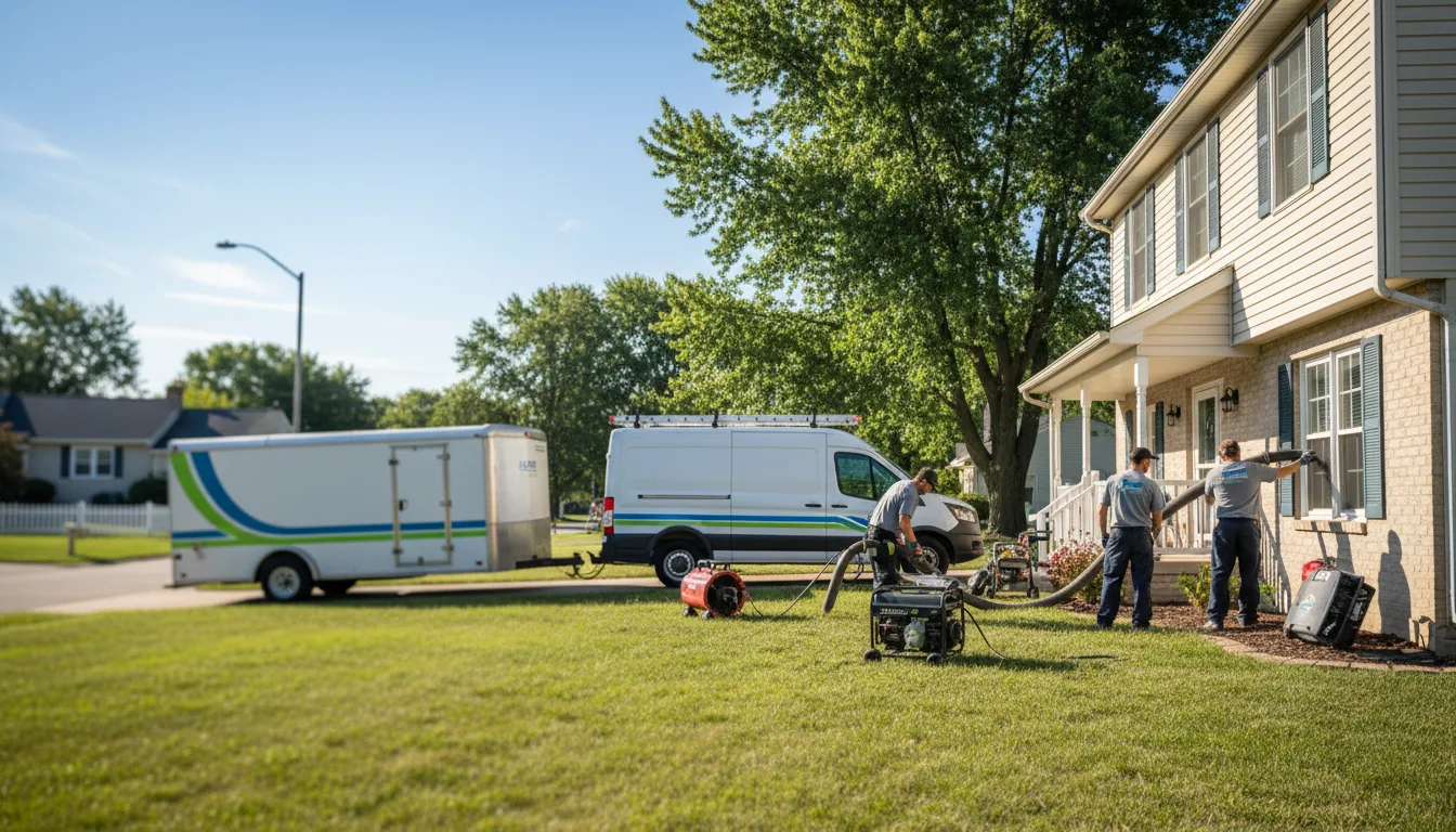 Flooded Basement Restoration And Cleanup With Repair in Clear Spring, MD near me